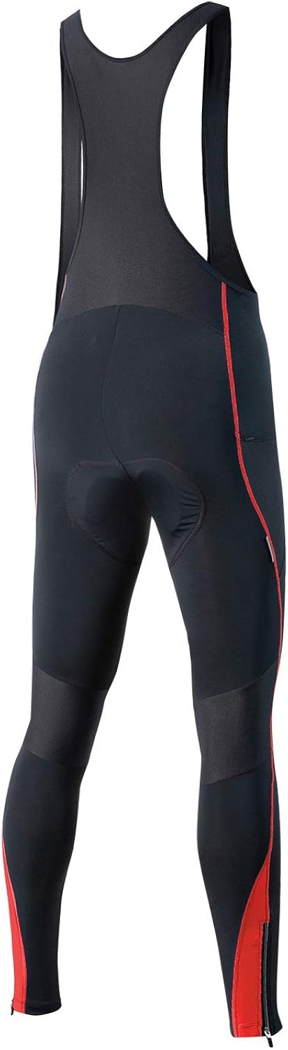 Santic Cycling Bibs Pants Mens Long Tights 3D Padded Bike Legging: Clothing