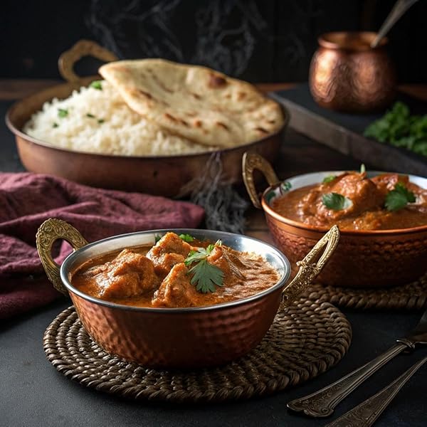 TASTY BITE PUNJABI STYLE BUTTER CHICKEN SIMMER SAUCE, 7-OUNCE 5-PACK, 3-4 SERVINGS, VEGETARIAN, TOMATOES & CASHEWS IN BUTTER