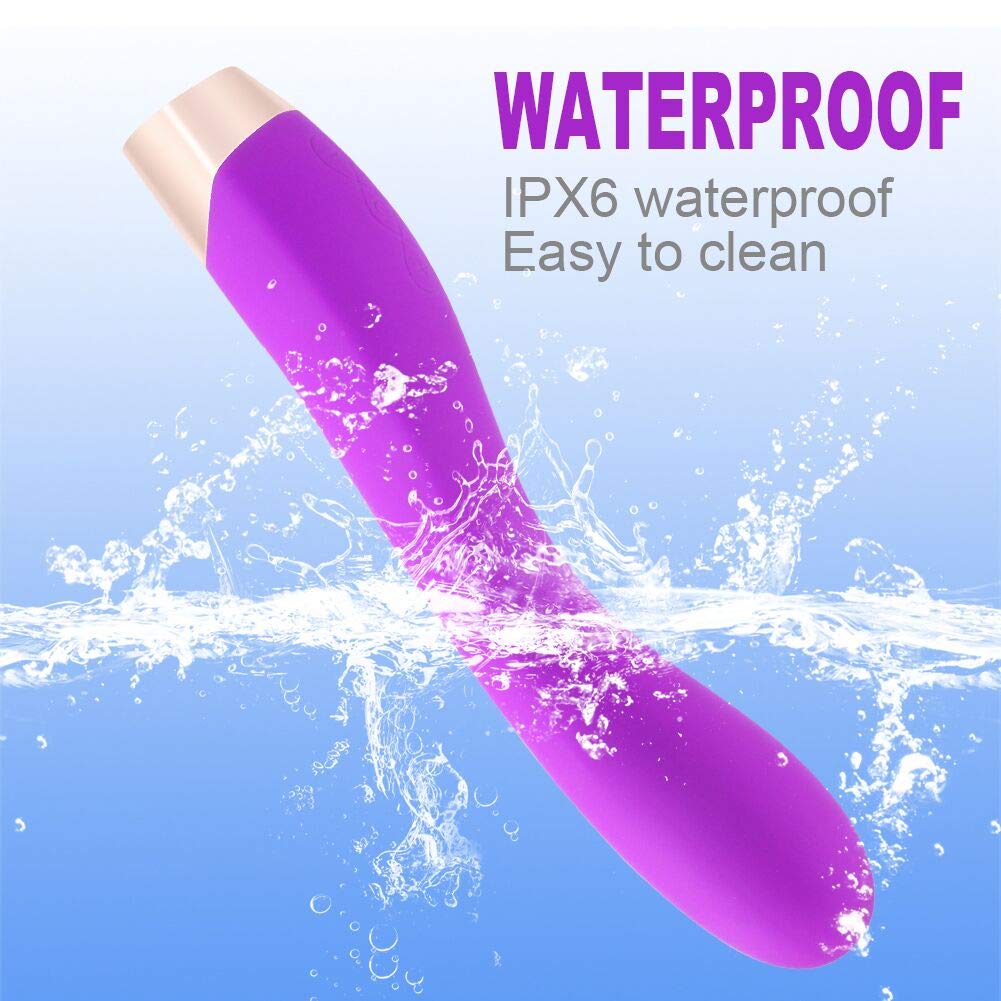 G Spot Vibrator Sex Toy for Women, SHEQU Vibrating Dildo Sex Massager Vagina Clit Stimulator Vibes with 10 Speeds Rechargeable Couples Masturbator Adult Novelty Gift (Purple Lora)