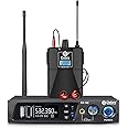 D Debra Audio PRO ER-102 UHF IEM Mono Wireless in Ear Monitor System with Monitoring Type for Stage, Band, Recording Studio,Guitar, Live Performance (Single Channel, 1 Bodypack)