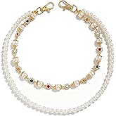 Pants Chain for Men Women Wallet Chain Exquisite Rhinestone Flower Pearl Jean Chains for Women Fashion Accessories Street Gold Pant Chains Punk Jewelry