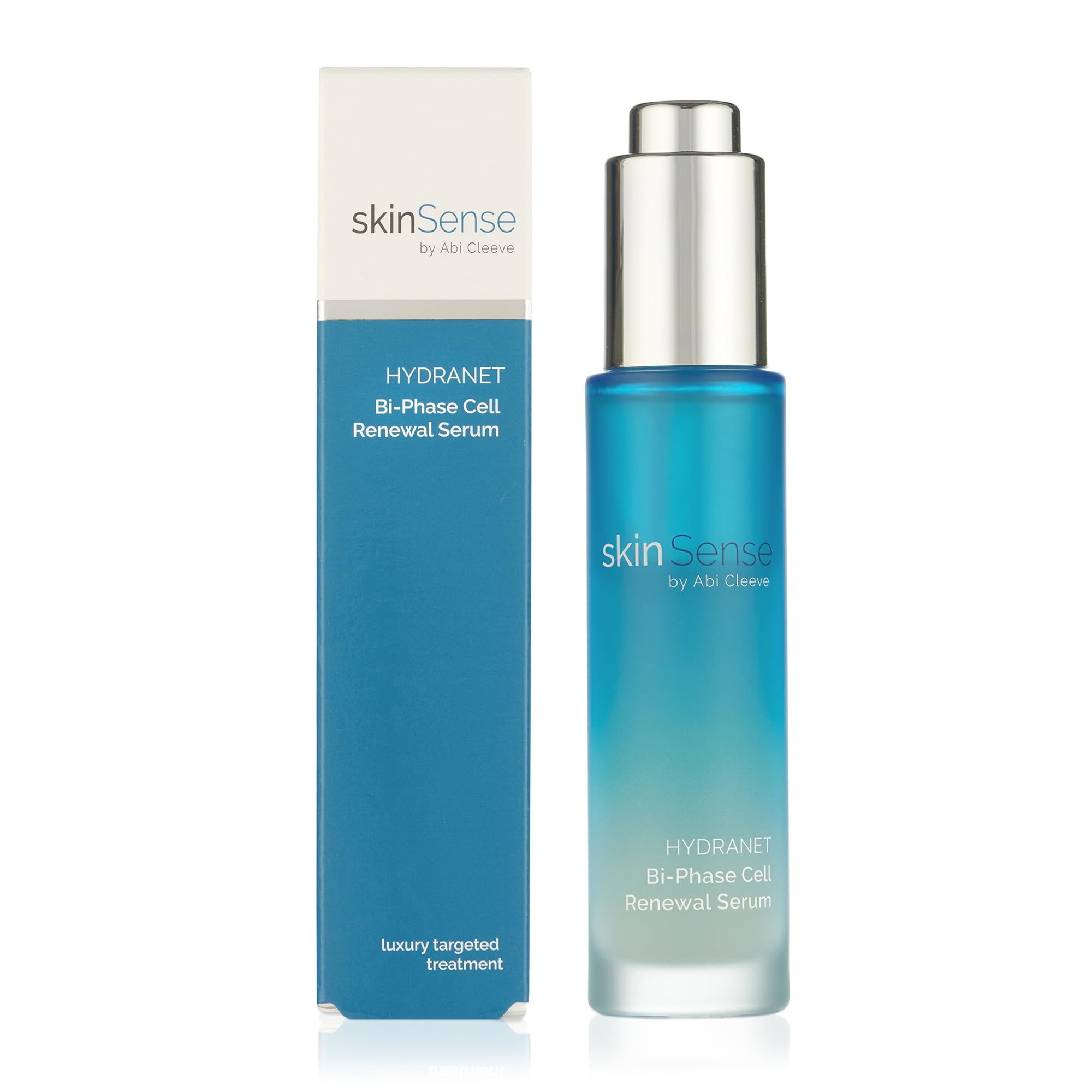 SkinSense Hydranet Bi-Phase Cell Renewal Serum 30ml, Hydrating Facial Oil, Hydration Boost Serum, Cell Renewal Elixir, Miracle Oil, Plant-Based Facial Oils for Women