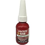 Loctite 648 442-21443 10ml Retaining Compound, High Strength and Rapid Cure, Green Color