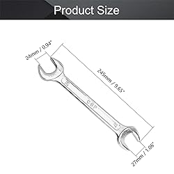 Utoolmart Double Open End Wrench, 245mm Length