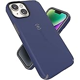 Speck iPhone 14 & iPhone 13 Case -Slim Phone Case with Drop Protection, Scratch Resistant with Soft Touch for 6.1 inch iPhones - Dual Layer Case, Prussian Blue/Cloudy Grey CandyShell Pro