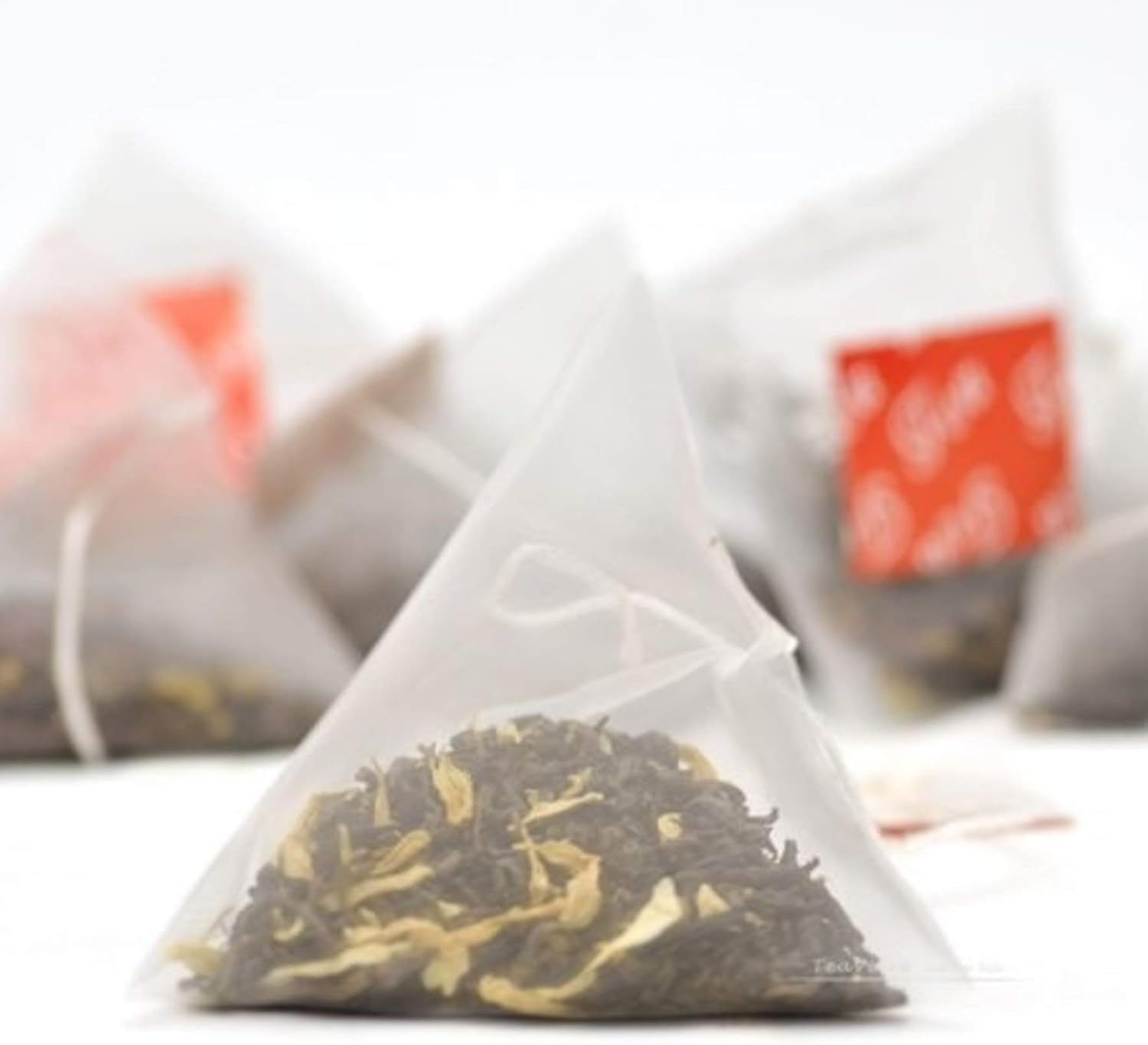 Buy TEACURRY Nylon Pyramid Empty Tea Bags with Strings, Without Tags