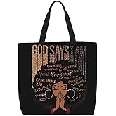 Cute Tote Bags for Women - Black African Gift Bag
