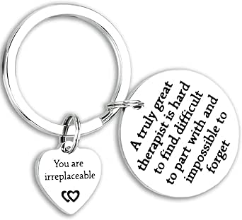 Massage Therapist Keychain Gift - 'Muscle Whisperer' Stainless Steel LMT Accessory