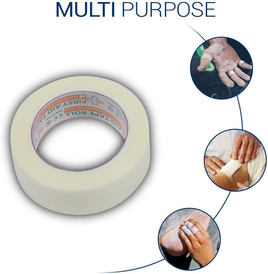 Conforming Bandage,4” x 5 Yards Stretched，24-Pack Gauze Bandage Rolls with Bonus Tape + Scissors, First Aid Supplies,Non-Sterile: Health & Personal Care