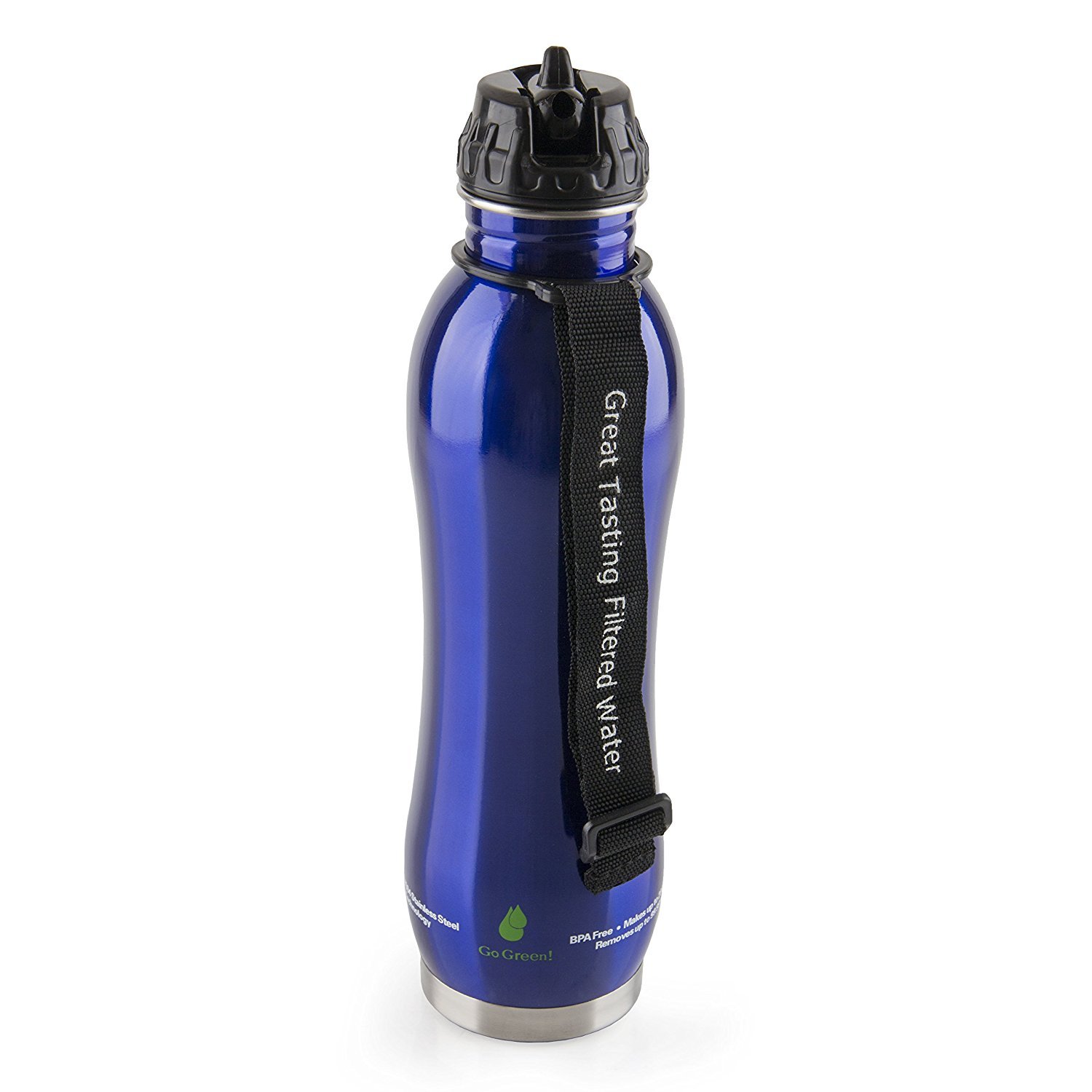 Seychelle 27oz Stainless Steel Regular Water Filter Bottle