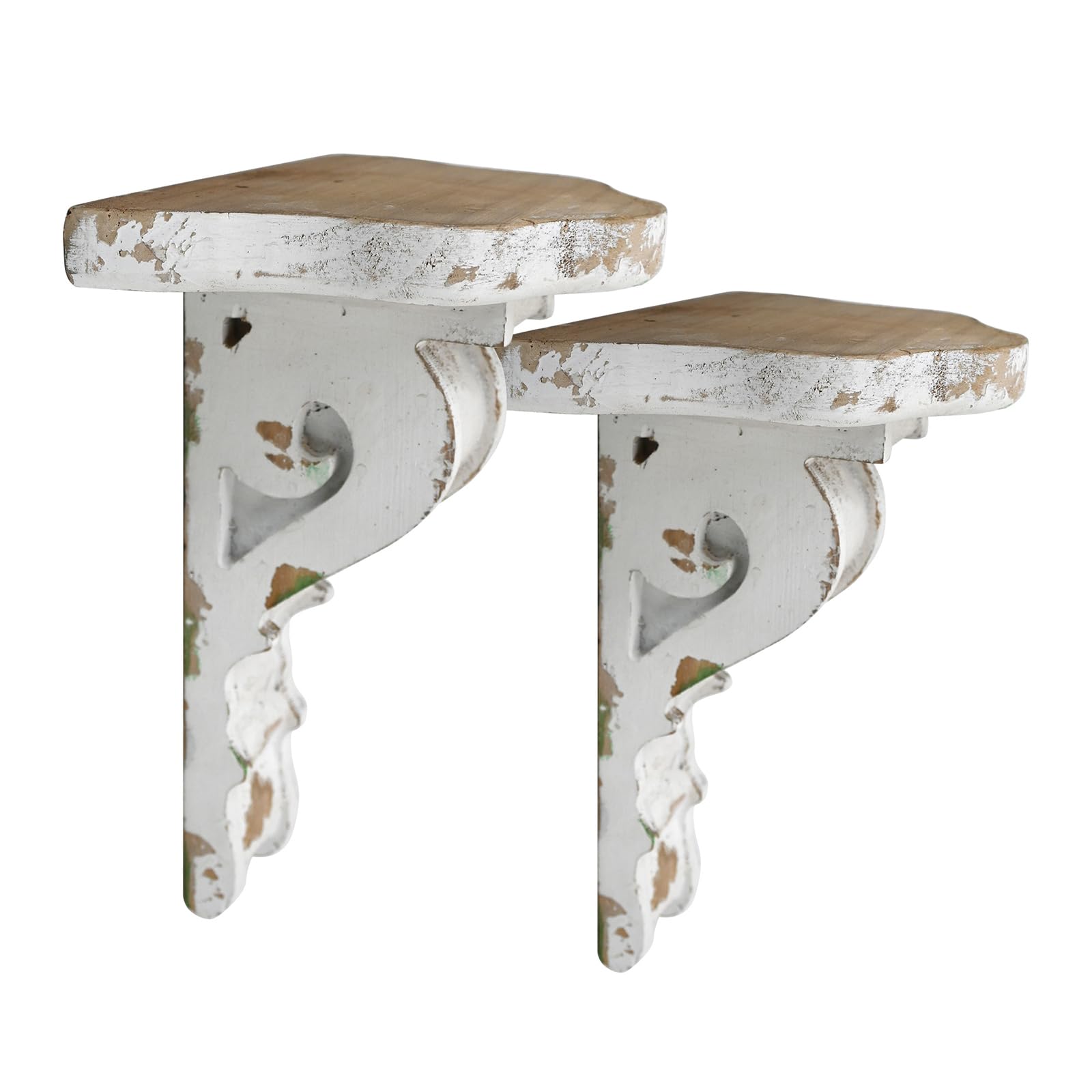 All Chic Wall Shelves Wooden Corbels for Shelves Decorative Shelf Brackets Wooden Vintage Shelf Farmhouse Decor White Wood Wall Bracket Floating Wall Shelf