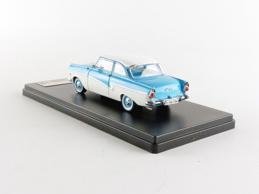 FORD TAUNUS 17m 1957 BLU-BIANCO 1:43 Premium x modello di auto prd388