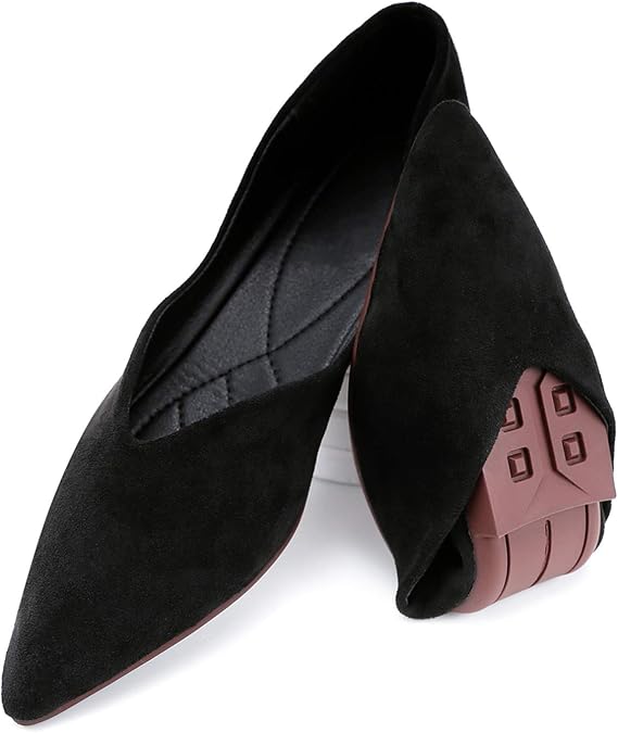 Schuhe Spitz Flach