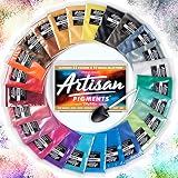 Mica Powder Ultimate 25 Color Set [Huge 250g/8.82oz] Perfect for Epoxy Resin Color Pigment, 25 Essential Pigment Powder Colors, Soap Making, Bath Bomb Colorant, Slime Supplies, BIG 10g/.353oz Portions