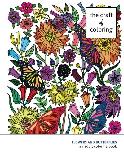 Download Read Adult Coloring Book: Flowers and Butterflies: Adult Coloring Books for Relaxation (Stress ...
