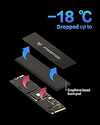 acer Predator GM7000 1TB NVMe Gen4 Gaming SSD, M.2