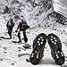 AGPTEK Non-Slip Over Shoe, Climbing Snow Ice Cleats Grips Anti-Slip Studded Ice Traction Shoe Covers Spike Crampons Cleats Size S/M/L/XL