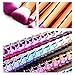 Apr.Fairy 10pcs Mermaid Makeup Eye Brushes Set with Box 3D Fish Scale Premium Plastic Handle Brush Kits Eyeshadow Eyeliner Blending Foundation Blush Lip Cosmetic Make Up Tools - Multi-color Gradient