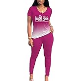 Lounge Sets for Women 2 Piece Summer Casual Jogger Workout Outfits Short Tops Long Pant Sweat suit leggings set