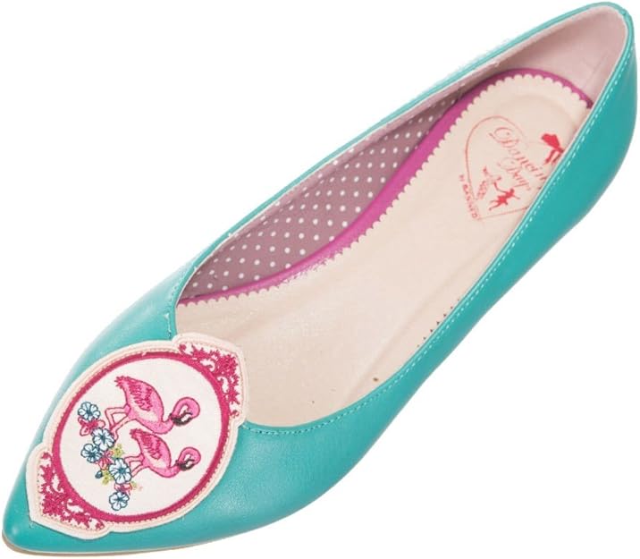 teal ballerina shoes