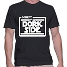 GullPrint Men's Come to the Dork Side Funny Tee Shirt X-Large Grey