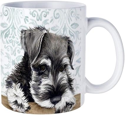 Amazon Co Jp シュナウザーかわいい犬 マグカップ 白いセラミックマグ 湯飲み コーヒーカップ 円筒形陶磁器 330ml大容量 贈り物 オフィス用品 ホーム キッチン Amazon Co Jp シュナウザーかわいい犬 マグカップ 白いセラミックマグ 湯飲み コーヒーカップ 円筒形陶磁器 330ml大容量 贈り物 オフィス用品 ホーム キッチン