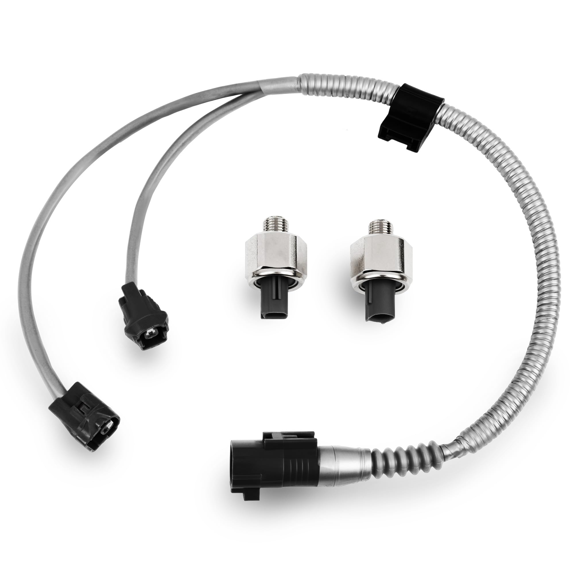 Photo 1 of 2 Pack Knock Sensor & Wiring Harness Kit Compatible with Toyota Avalon Camry Celica Highlander Sienna Solara and Lexus ES300 GS300 IS300 SC300 RX300 RX330 Replacement for 89615-12050 89615-12090