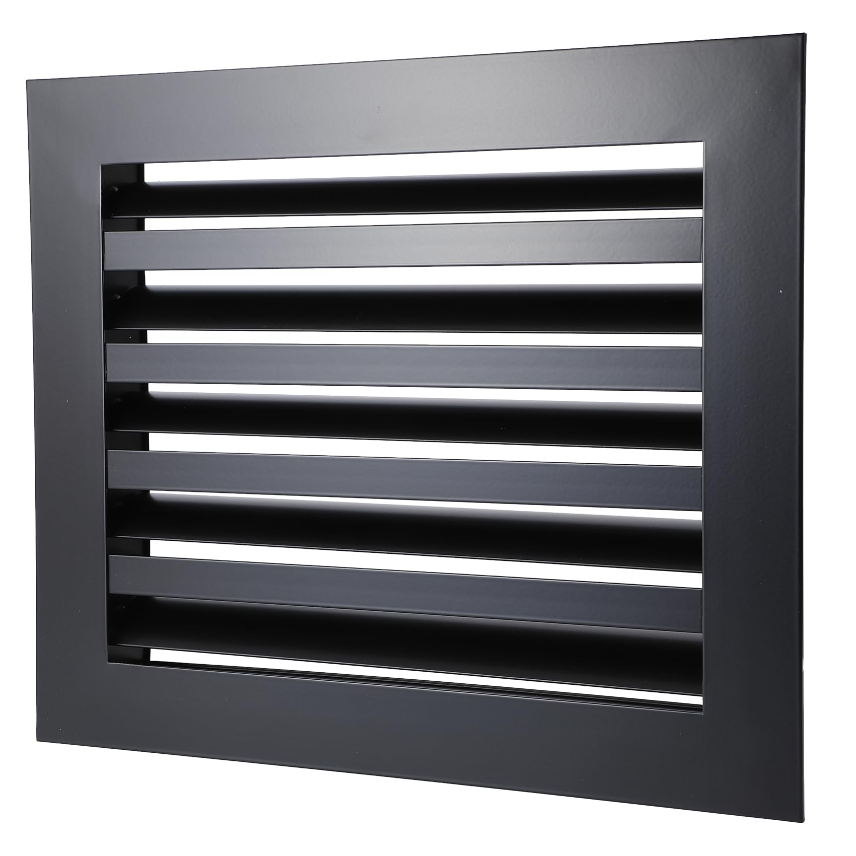Photo 1 of 12x10 Modern AC Vent Cover – Decorative Air Vent Register Grille, Linear Slot Diffuser, Adjustable Airflow, Quiet Operation, HVAC Vent Cover for Ceiling, Wall & Floor, Black Aluminum Alloy
