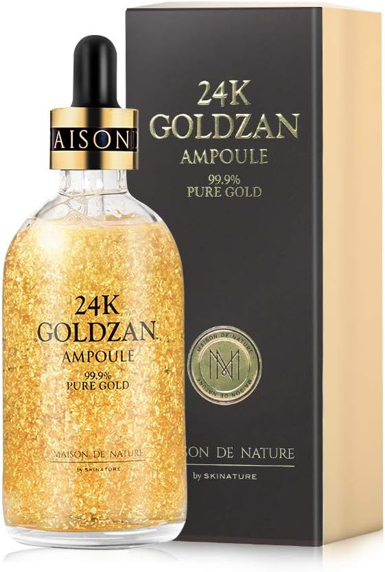 24k GOLDZAN AMPOULE 99.9% Pure Gold Serum of The Year in Korea - Maison de Nature - By Skinature