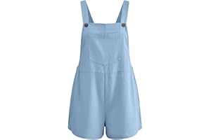 Women Maternity Romper Shorts Summer Maternity Jumpsuit for Pregnancy Adjustable Straps Maternity Overalls with Pockets