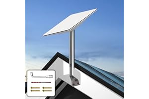 SUBFIX Starlink Short Wall Mount, Starlink Mounting Kit, Starlink Roof Mount, Starlink Pole Mount, Starlink Mount, for Starlink Internet Kit Satellite, Compatible with V2 Starlink