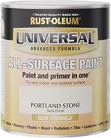Rust-Oleum Universal Paint & Primer Satin Portland Stone 750ml view 6