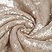 Trlyc Champagne Sequin Tablecloth - 60x120inch Glitter Tablecloth Rectangle Party Wedding Christmas Table Cloth