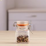 Kilner Clip Top Spice Jar 70ml Square Glass Airtight Kitchen Storage view 5