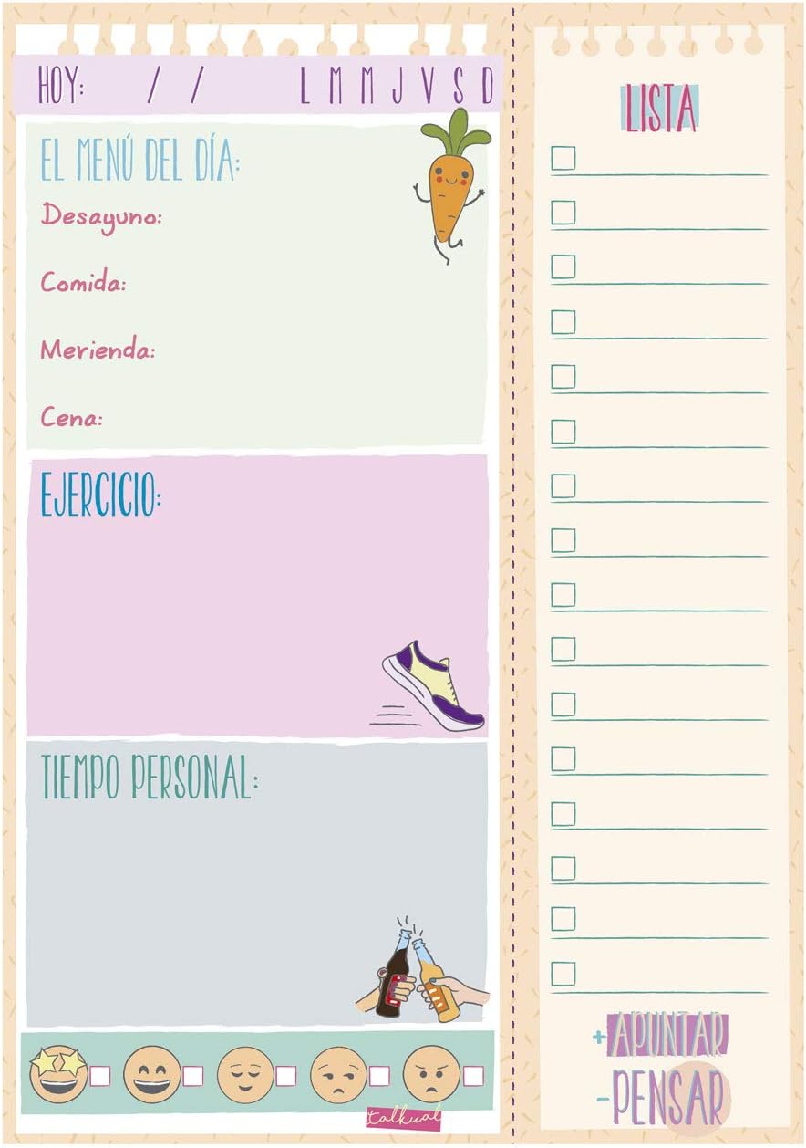 Finocam - Talkual Daily Planner Personal Spanish, weiß - Image 4
