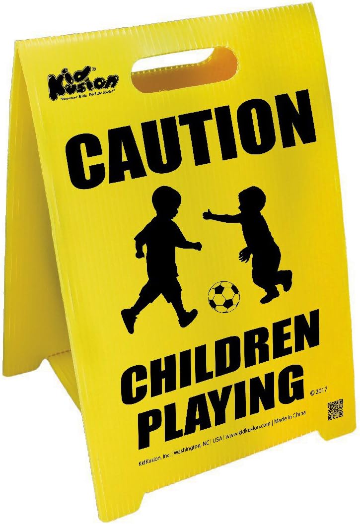 Kidkusion Driveway Safety Sign -2 Pack