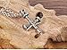 Men's 316L Stainless Steel Nail Cross Pendant Necklace 21.7inch