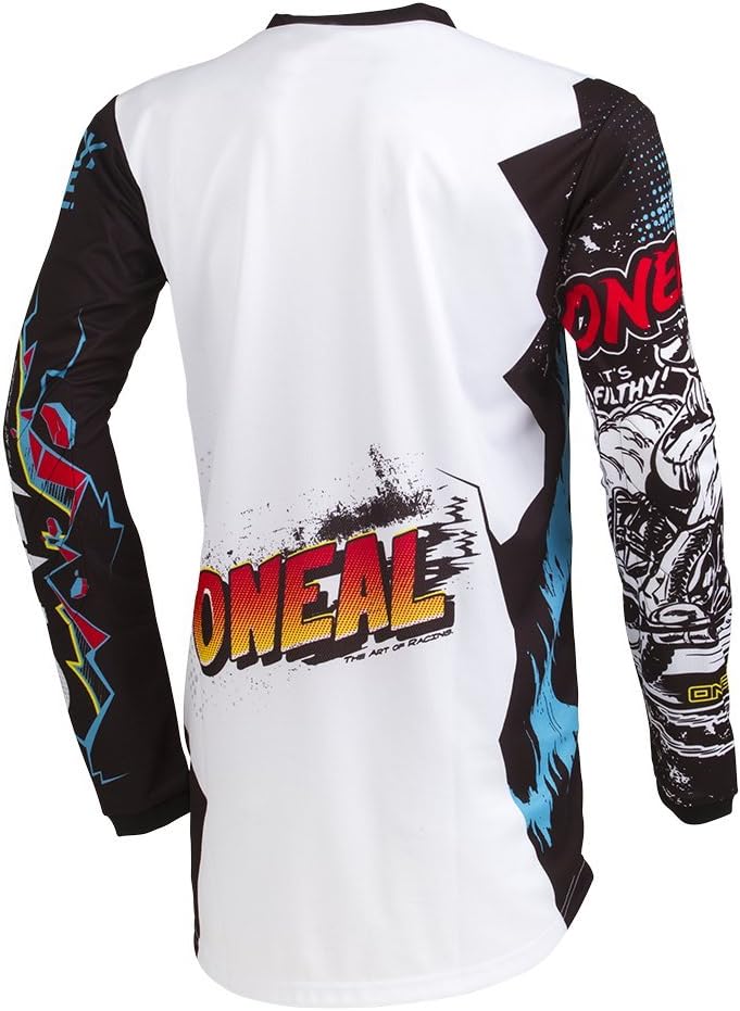 O'Neal Unisex Children Element Jersey Equipment for Bicycles and Motocross Weiß, XL - Image 4