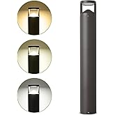LED Bollard Landscape Light, 42inch 24W 3CCT Selectable (3000K/4000K/5000K),120V-277V Commercial/Residential Bollard Lighting