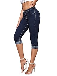 Hybrid & Company Women's Stretchy Slim Fit Denim