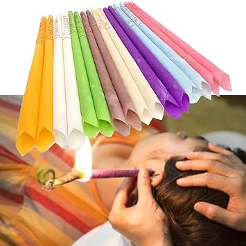 3nh 3 Pairs Ear Candle Wax Hollow Blend Cone Shape Ear Care