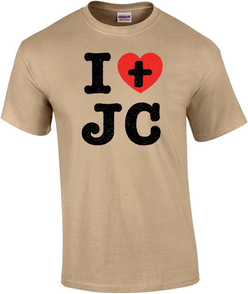 I Heart Jesus Christ Tee Shirt Lightgrey