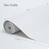 WINSOME Woodchip Wallpaper Paintable White Embossed Textured Wood Effect 10m view 2