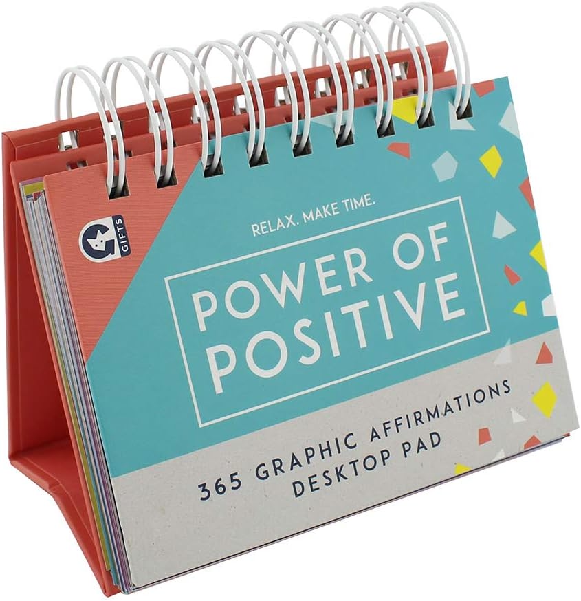 Ginger Fox 365 Days of Positive Affirmation, Vibrant colors, 4 x 14 cm