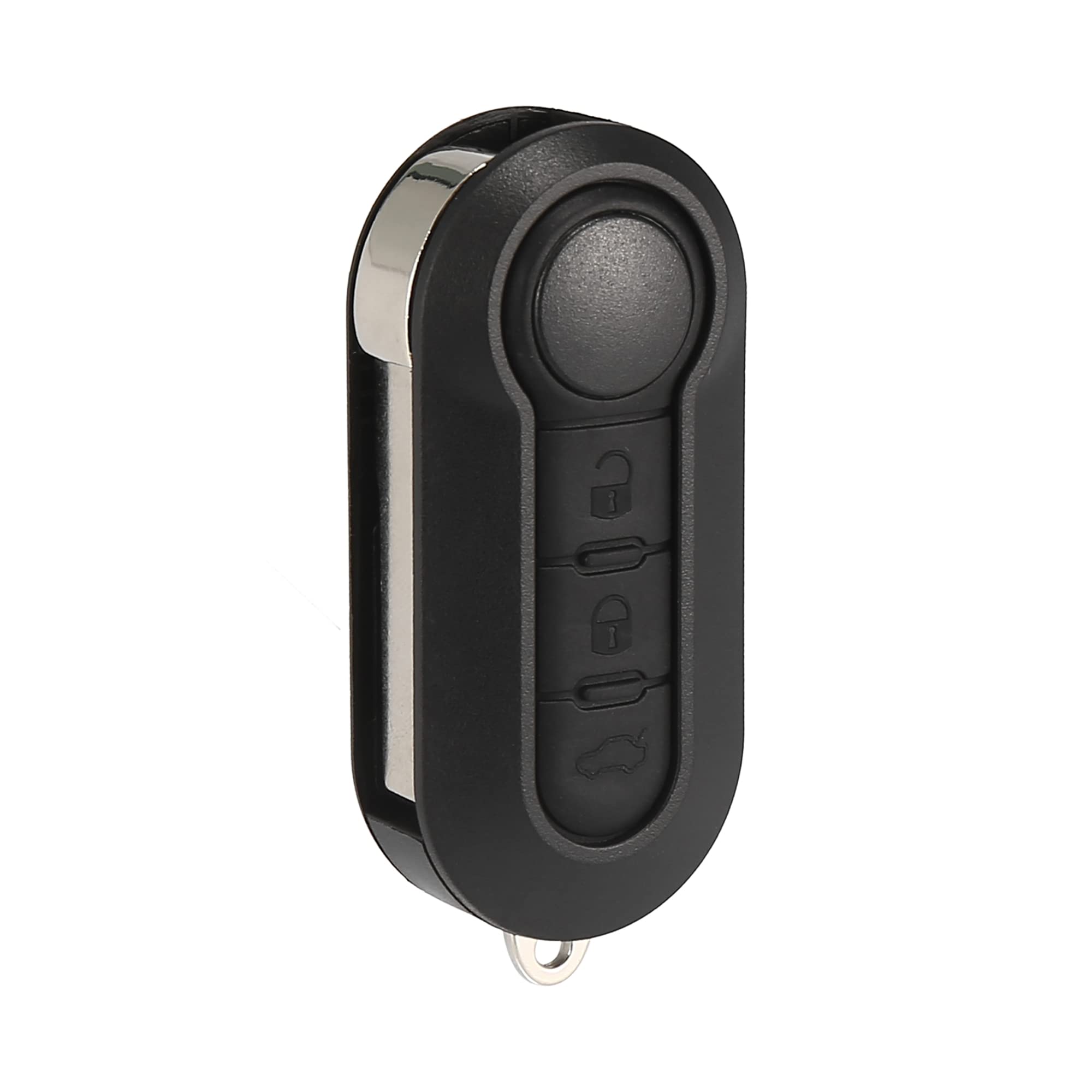X AUTOHAUX 3 Key Buttons Remote Control Fob Key Case Shell for 500 Black