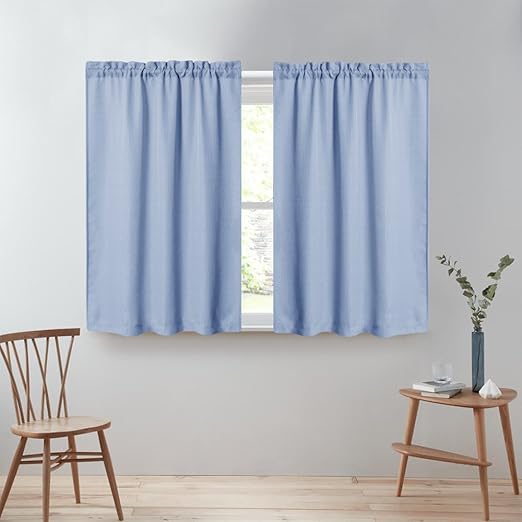 Amazon Com Tier Curtains 45 Inch Rod Pocket For Kitchen Casual