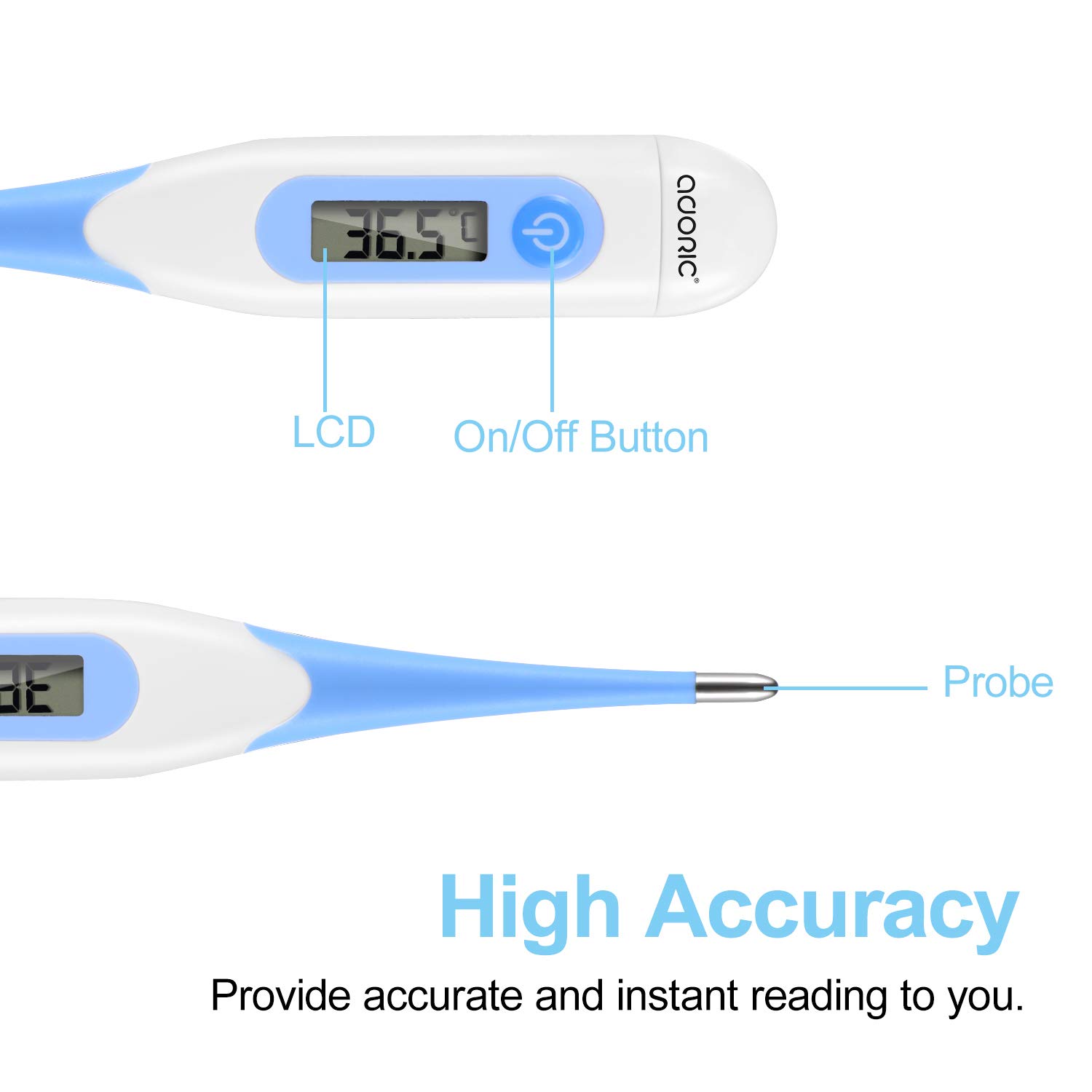 Skymarketing Ro Toilette De Bebe Bebe Puericulture Avec Avertissement De Fievre Thermometre Oral Rectale Axillaire Professionel Pour Bebe Enfant Adulte Thermometre Bebe Medical Etanche Numerique