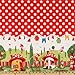 Michael Miller Gnomeville Border Red Fabric By The Yard
