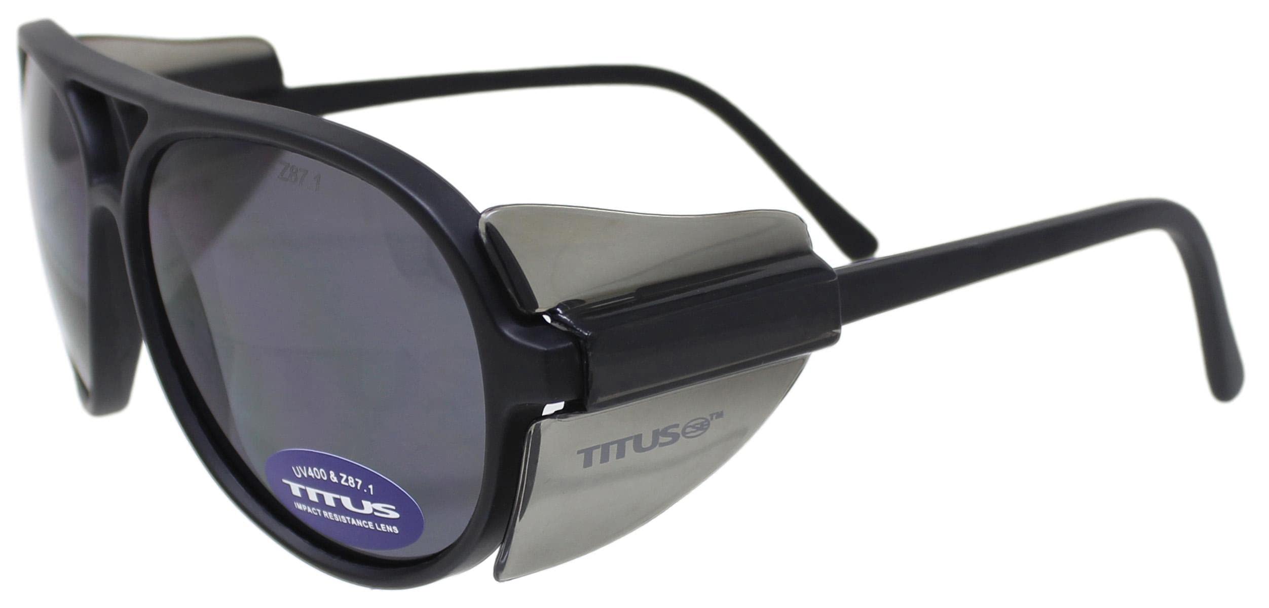 TITUS G35 Retro Aviator Z87 Sunglasses Eye Protection w/Side