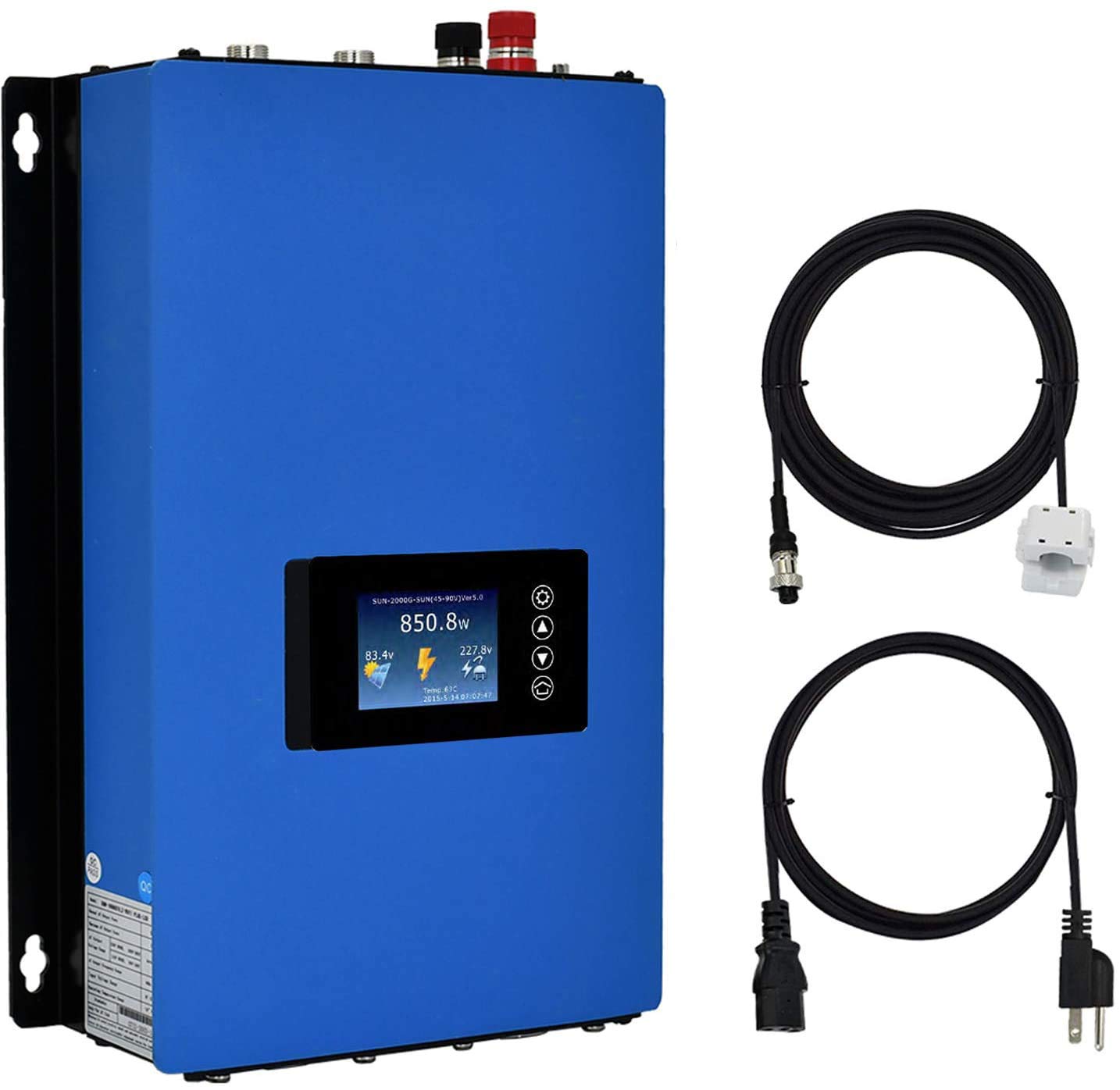 Photo 1 of Y&H 1000W Grid Tie Inverter Power Limiter DC25-60V Solar Input AC110V/240V Auto Switch
